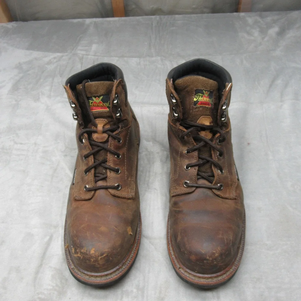 Thorogood Mens Boots 11W Brown Leather‎ 6